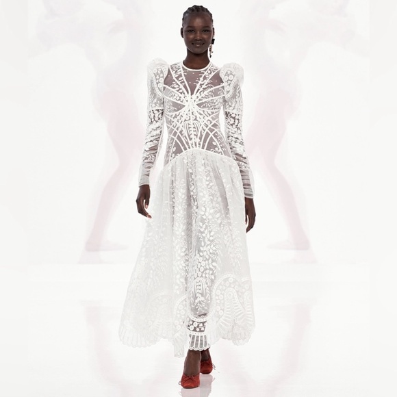 Prima Embroider Zimmermann dress size M size 2 Australia - Picture 2 of 8